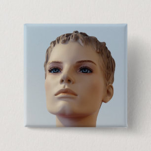 Schaufensterpuppe - Quadratknopf Button