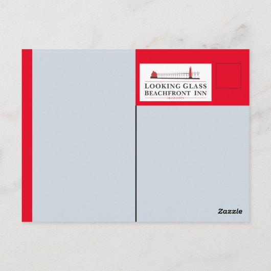 SCHAUGLAS POSTKARTE (Rückseite)