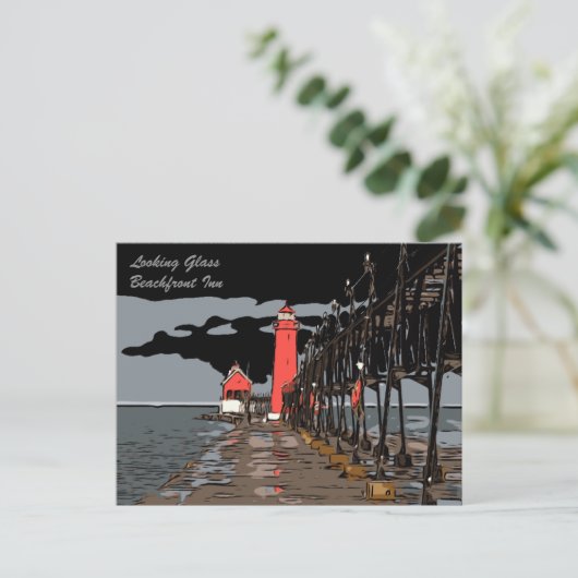 SCHAUGLAS POSTKARTE (Stehend Vorderseite)