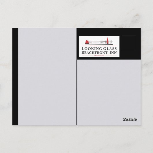 SCHAUGLAS POSTKARTE (Rückseite)