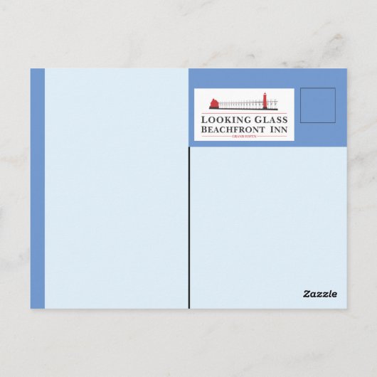 SCHAUGLAS POSTKARTE (Rückseite)