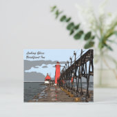 SCHAUGLAS POSTKARTE (Stehend Vorderseite)