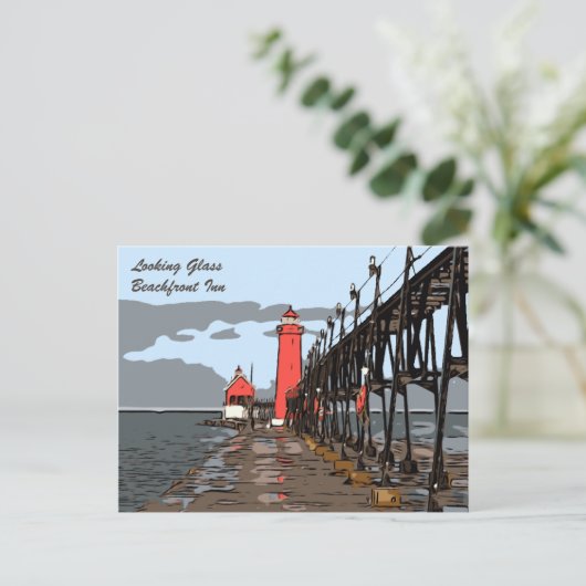 SCHAUGLAS POSTKARTE (Stehend Vorderseite)