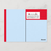 SCHAUGLAS POSTKARTE (Rückseite)