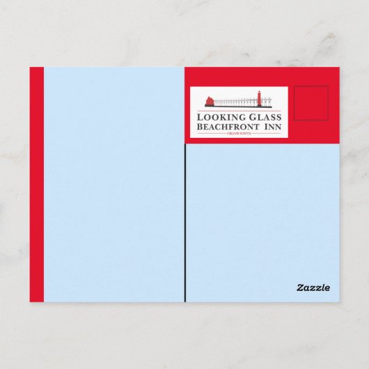 SCHAUGLAS POSTKARTE (Rückseite)