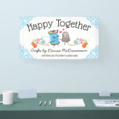 Schaukabine mit Nähnadel Banner (Messe)