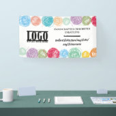 Schaukästen mit Garn aus Colorfu Banner (Messe)