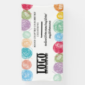 Schaukästen mit Garn aus Colorfu Banner (Vertikal)