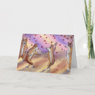 Schaukel, Baby, Schaukel! Geburtstagskarte Karte