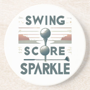 Schaukel, Kern, Funkeln Getränkeuntersetzer