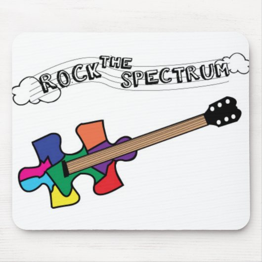 Schaukeln Sie das Spektrumlogo Mousepad (Vorne)