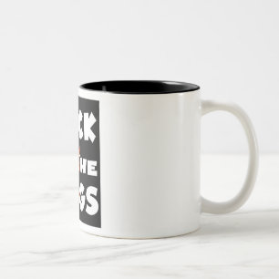 Schaukeln Sie die Hundelogos (1) Zweifarbige Tasse