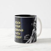 Schaukeln Sie Ihren Morgen mit felsigem Zweifarbige Tasse (VorderseiteRechts)