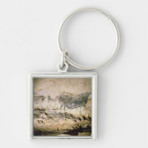 Schaukeln Sie Malerei einer schwarzen Kuh, c.17000 Schlüsselanhänger