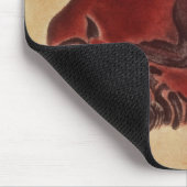Schaukeln Sie Malerei eines Bisons, spätes Mousepad (Ecke)
