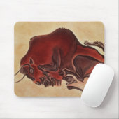 Schaukeln Sie Malerei eines Bisons, spätes Mousepad (Mit Mouse)