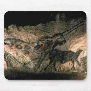 Schaukeln Sie Malerei eines gehörnten Tieres, Mousepad