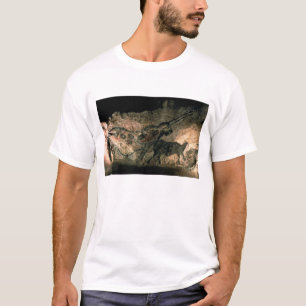 Schaukeln Sie Malerei eines gehörnten Tieres, T-Shirt