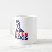 Schaukeln Sie uns Dukakis Kaffeetasse (Vorderseite Links)