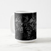 Schaukelndes Nashorn Kaffeetasse (Vorderseite Links)