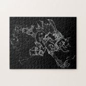 Schaukelndes Nashorn Puzzle (Horizontal)