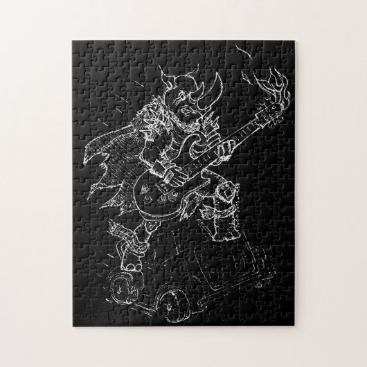 Schaukelndes Nashorn Puzzle (Vertikal)
