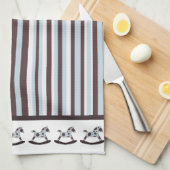 Schaukelpferd-Amerikaner MoJo Geschirrtuch (Viertel Falte)