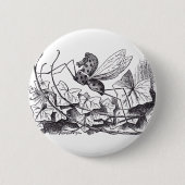 Schaukelpferd-Fliege Button (Vorderseite)