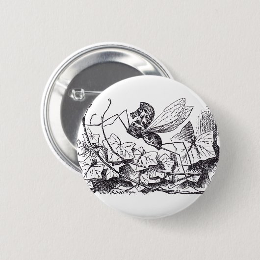 Schaukelpferd-Fliege Button (Vorne & Hinten)