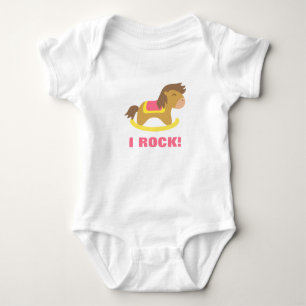 Schaukelpferd für Babys, Ich schaukele, Für Babys Baby Strampler