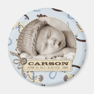 Schaukelpferd-Jungen-Magnet R Magnet