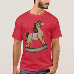 Schaukelpferd Wippe Schaukelstuhl lustig T-Shirt