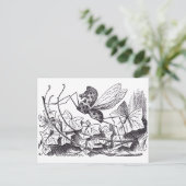 Schaukelpferdfliege Postkarte (Stehend Vorderseite)