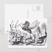 Schaukelpferdfliege Postkarte (Vorne/Hinten)