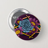 Schaukelrose-Knopf Button (Vorne & Hinten)