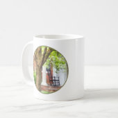 Schaukelstuhl auf der Veranda Kaffeetasse (Vorderseite Links)
