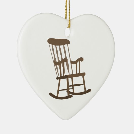 Schaukelstuhl Keramikornament (Rechts)
