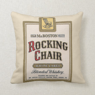 Schaukelstuhl Whiskey-Bar Spielzimmer Vintage-Kiss Kissen