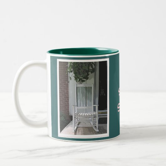 Schaukelstuhl Zweifarbige Tasse (Links)