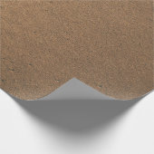 Schaum auf Sand Geschenkpapier (Ecke)