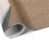 Schaum auf Sand Geschenkpapier (Rolleneckpunkt)