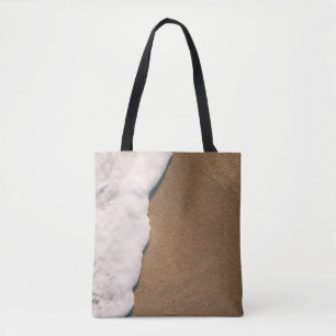 Schaum auf Sand Tasche