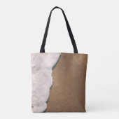 Schaum auf Sand Tasche (Rückseite)