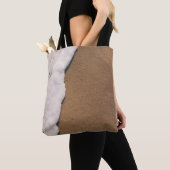 Schaum auf Sand Tasche (Von Nahem)