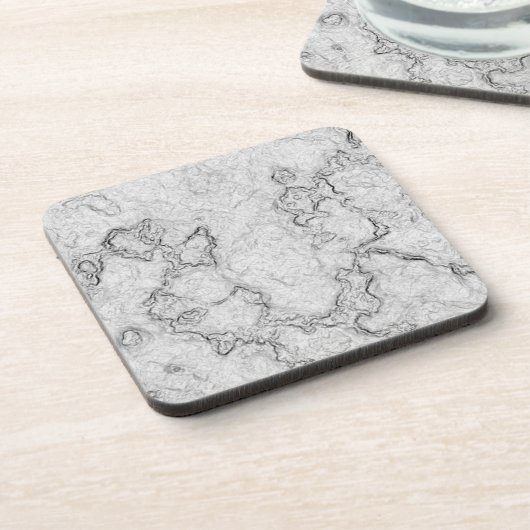 Schaum Getränkeuntersetzer (Linke Seite)