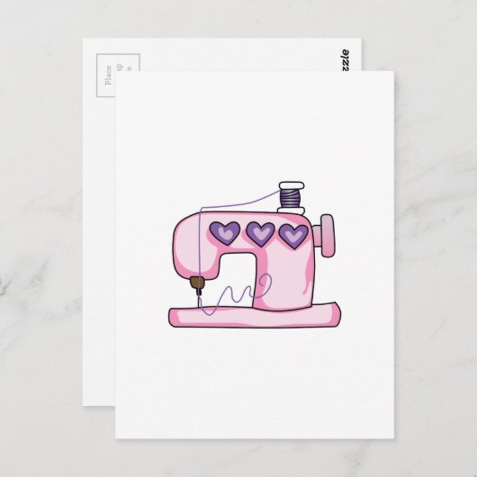 SCHAUMASCHINE POSTKARTE (Vorne/Hinten)