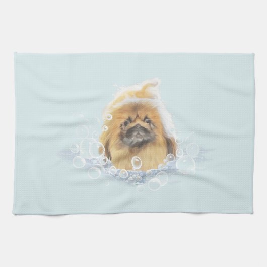 Schaumbad Geschirrtuch (Horizontal)