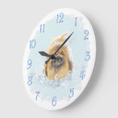 Schaumbad Große Wanduhr (Winkel)