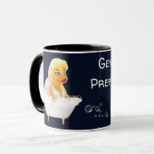 Schaumbad-Gummiente CelebriDucks Hollywood Tasse (Vorderseite Links)