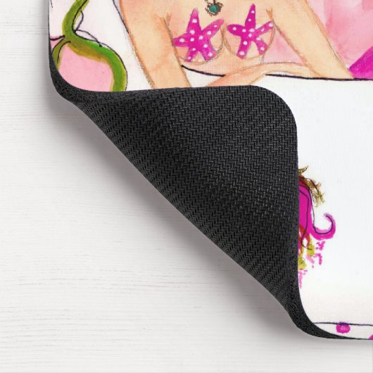 Schaumbad-Meerjungfrau Mousepad (Ecke)